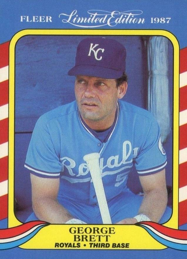 1987 Fleer Limited Edition George Brett #5 Baseball Card