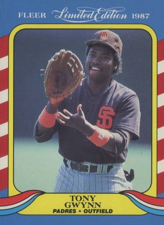 1987 Fleer Limited Edition Tony Gwynn #19 Baseball Card