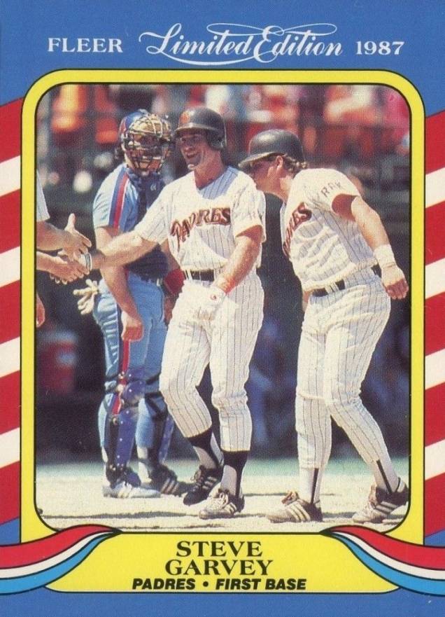 1987 Fleer Limited Edition Steve Garvey #16 Baseball Card