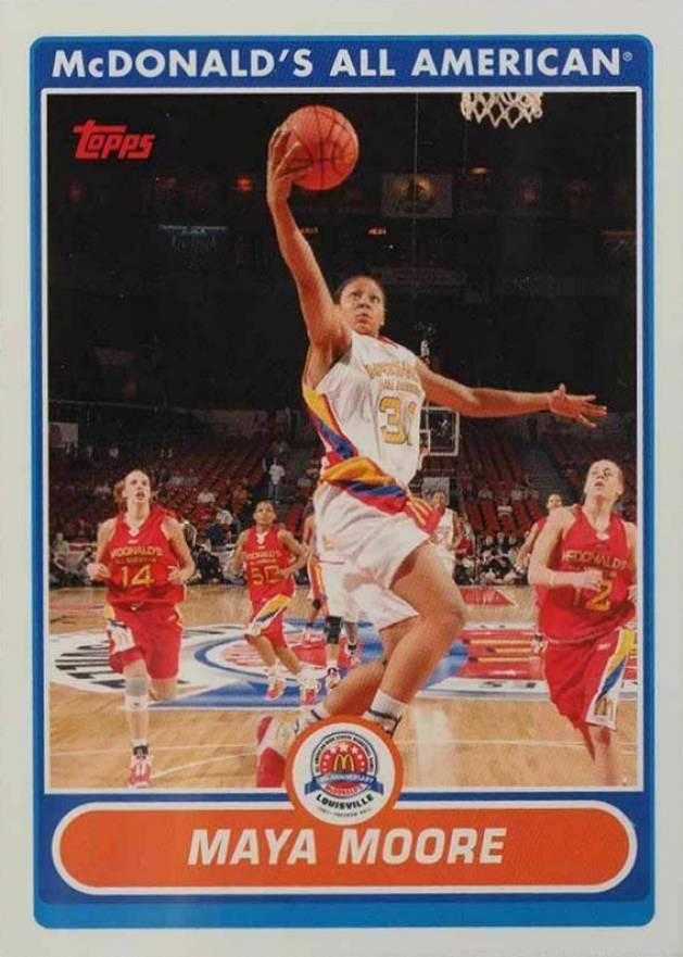 2007 Topps McDonald's All-American Maya Moore #MM Basketball Card