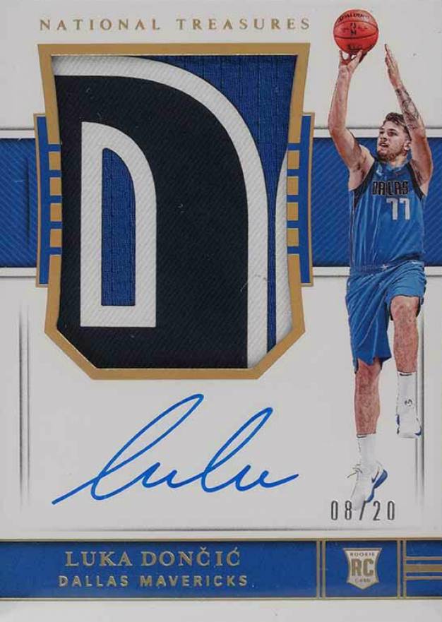 2018 Panini National Treasures Luka Doncic #127 Basketball Card