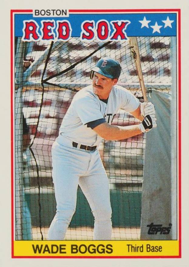 1988 Topps American Baseball Wade Boggs #4 Baseball Card