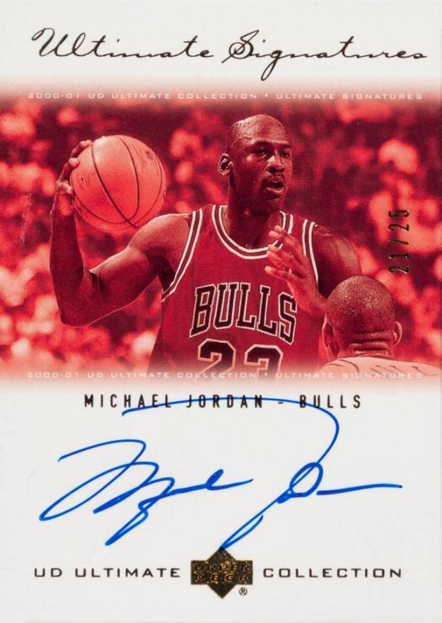 2000 Ultimate Collection Ultimate Signatures  Michael Jordan #MJ-G Basketball Card