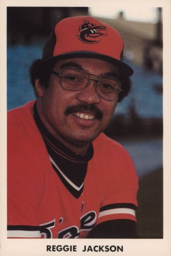 1976 Baltimore Orioles Postcards Reggie Jackson # Baseball Card