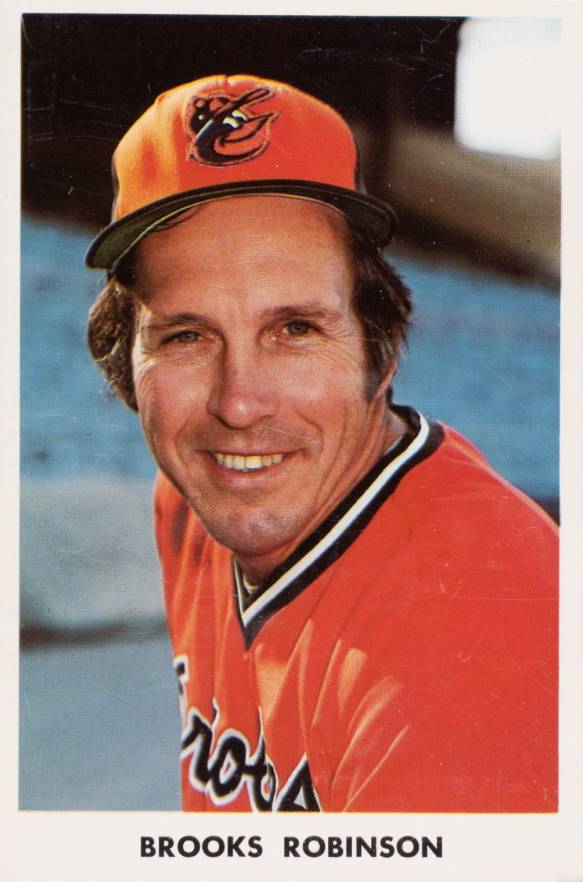 1976 Baltimore Orioles Postcards Brooks Robinson # Baseball Card