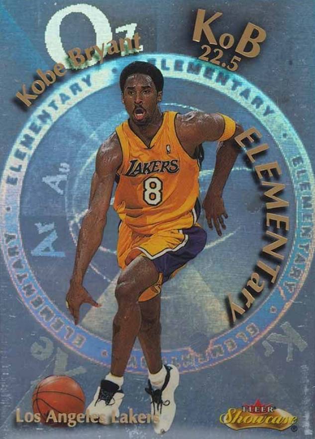 2000 Fleer Showcase Elementary Kobe Bryant #8 Basketball Card