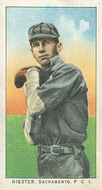 1911 Obak Red Back Hiester, Sacramento P.C.L. # Baseball Card