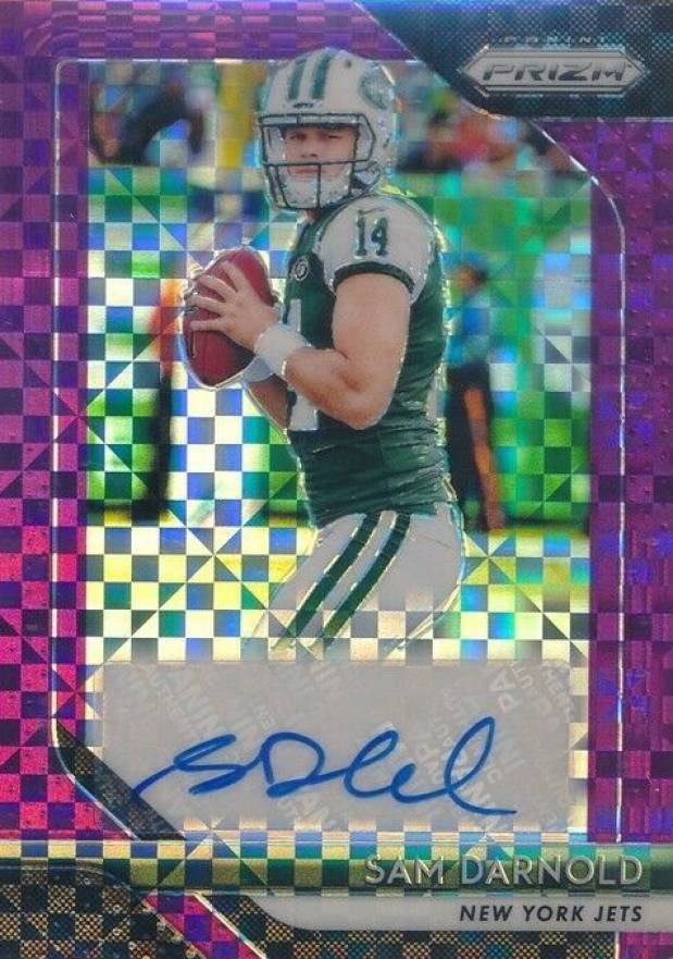 2018 Panini Prizm Rookie Autographs Sam Darnold #SD Football Card