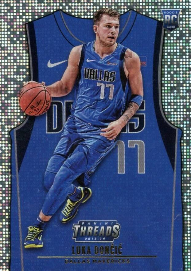 2018 Panini Threads Luka Doncic #141 Basketball Card