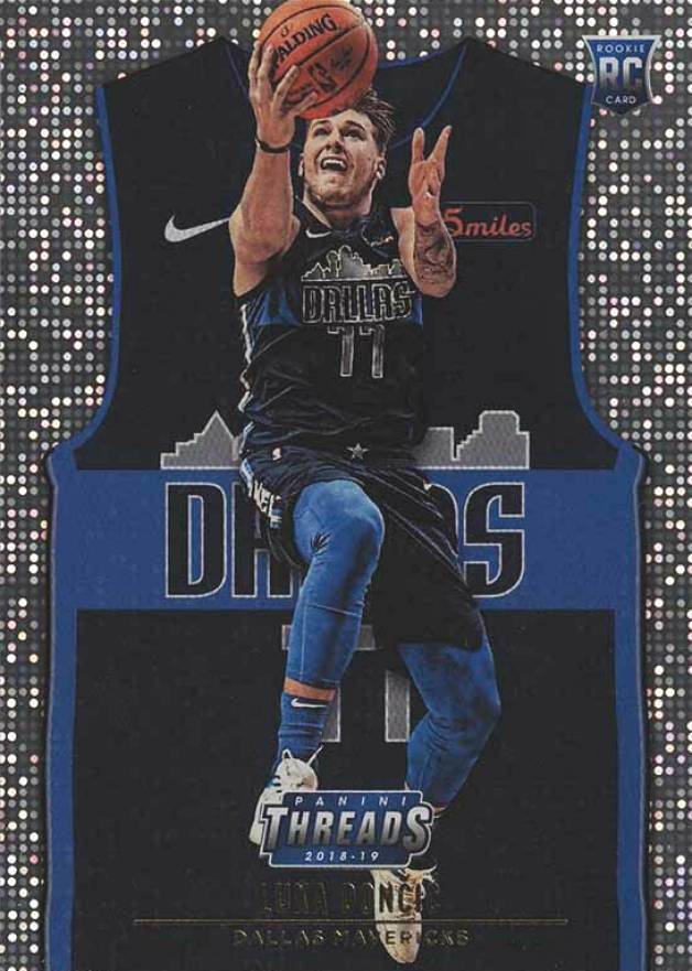 2018 Panini Threads Luka Doncic #181 Basketball Card