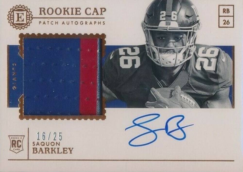 2018 Panini Encased Saquon Barkley #102 Football Card