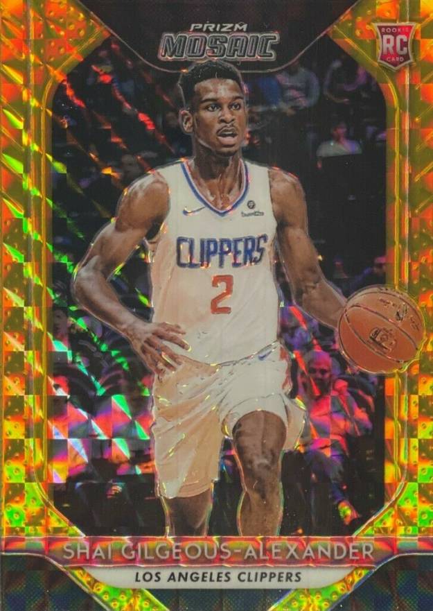 2018 Panini Prizm Mosaic Shai Gilgeous-Alexander #89 Basketball Card