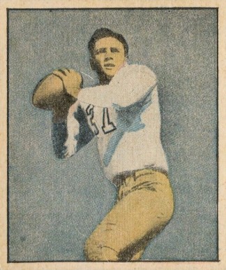 1951 Berk Ross Doak Walker #2-14 Football Card