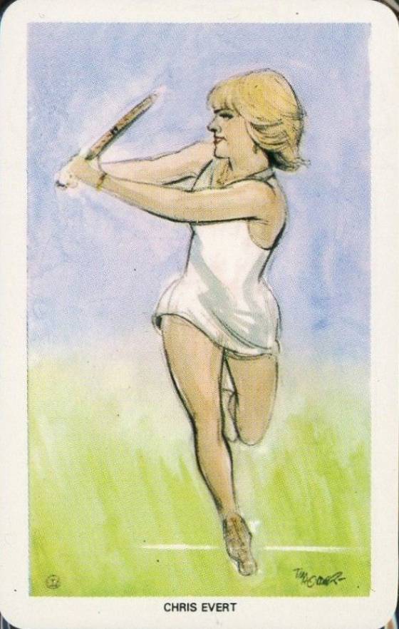 1979 Venorlandus Ltd. Our Heroes World of Sport Chris Evert #48 Other Sports Card