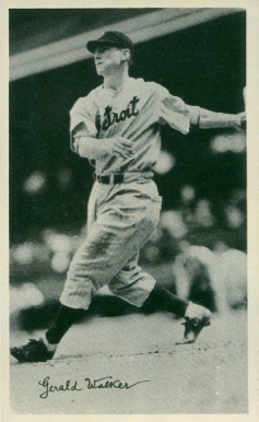 1936 National Chicle Fine Pens Gerald Walker # Baseball Card