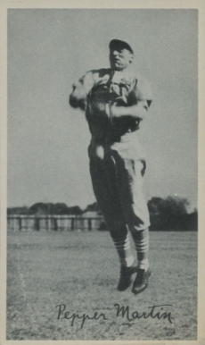 1936 National Chicle Fine Pens Pepper Martin # Baseball Card