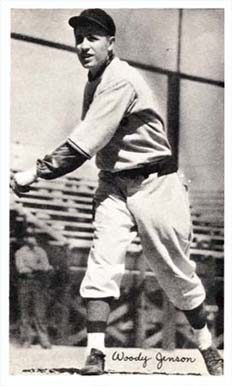 1936 National Chicle Fine Pens Woody Jenson # Baseball Card