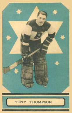 1933 O-Pee-Chee Tiny Thompson #68 Hockey Card