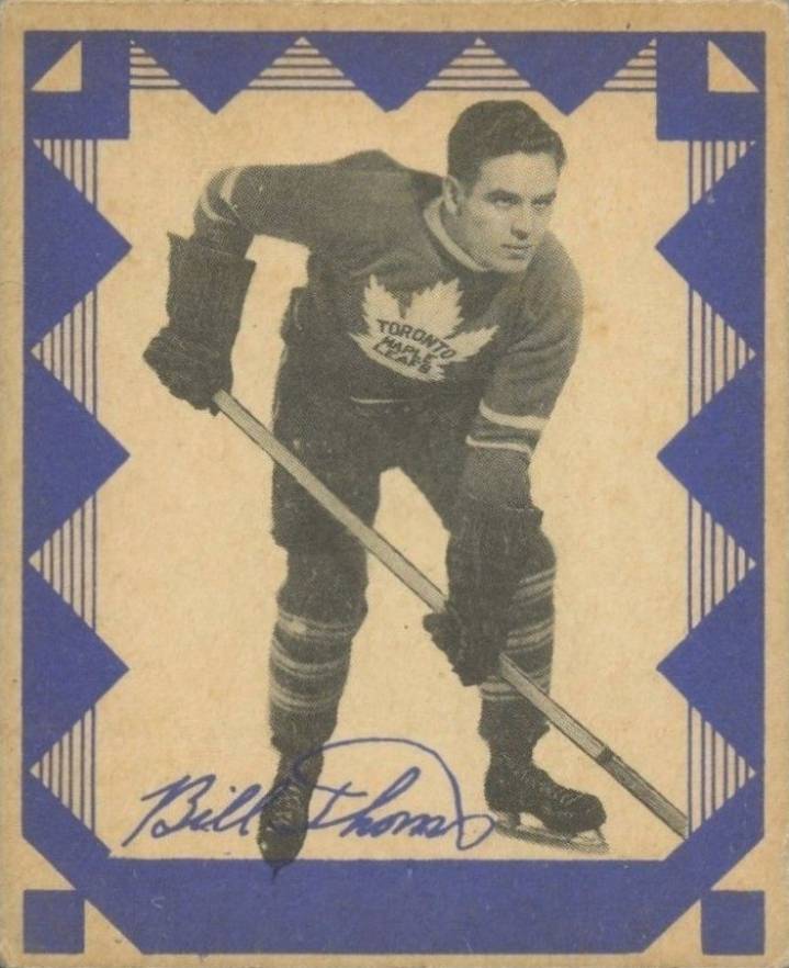 1937 O-Pee-Chee Bill Thoms #143 Hockey Card