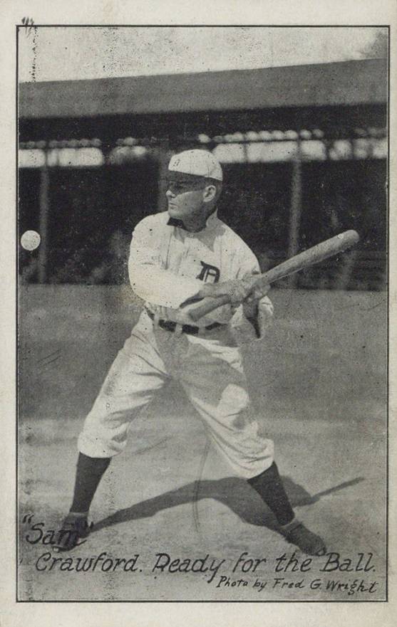 1907 H.M. Taylor Postcards Sam Crawford # Baseball Card