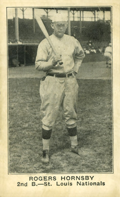 1921 Standard Biscuit Rogers Hornsby #43 Baseball Card