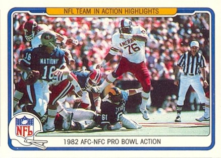 1982 Fleer Team Action 82 AFC-NFC Pro Bowl #73 Football Card