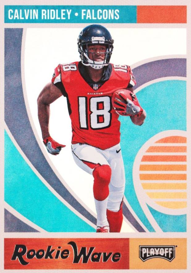 2018 Panini Playoff Rookie Wave Calvin Ridley #5 Football Card