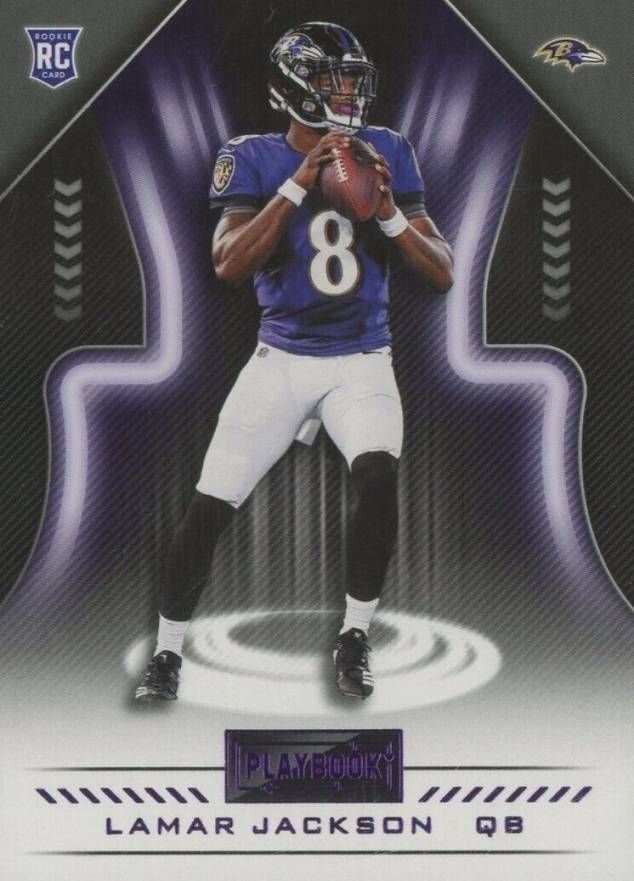 2018 Panini Playbook Lamar Jackson #148 Football Card