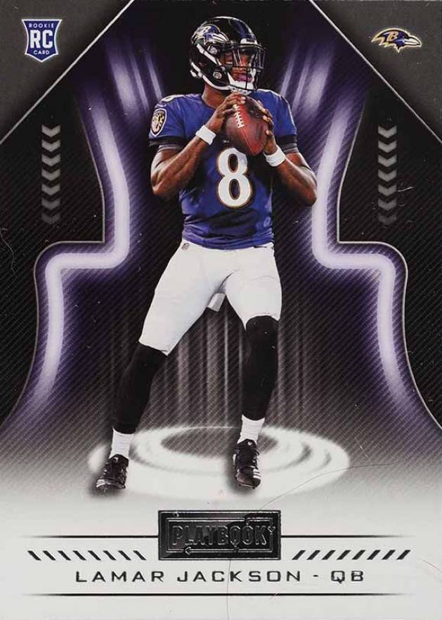 2018 Panini Playbook Lamar Jackson #148 Football Card