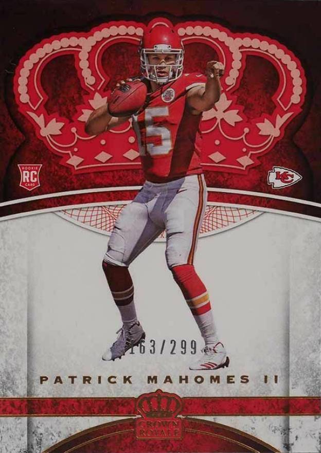 2017 Panini Crown Royale Patrick Mahomes II #84 Football Card