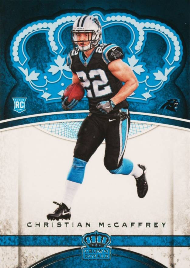 2017 Panini Crown Royale Christian McCaffrey #88 Football Card