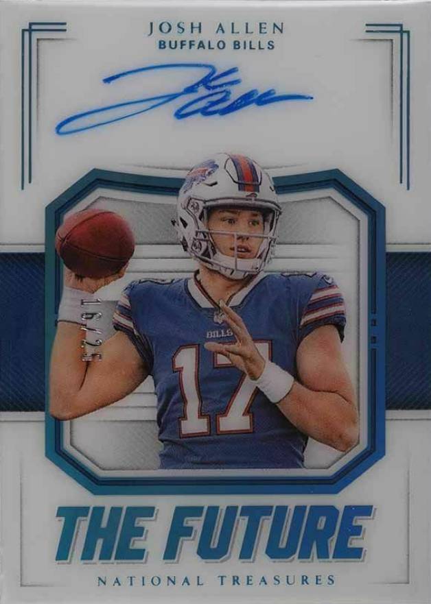 2018 Panini National Treasures the Future Autographs Josh Allen #JA Football Card