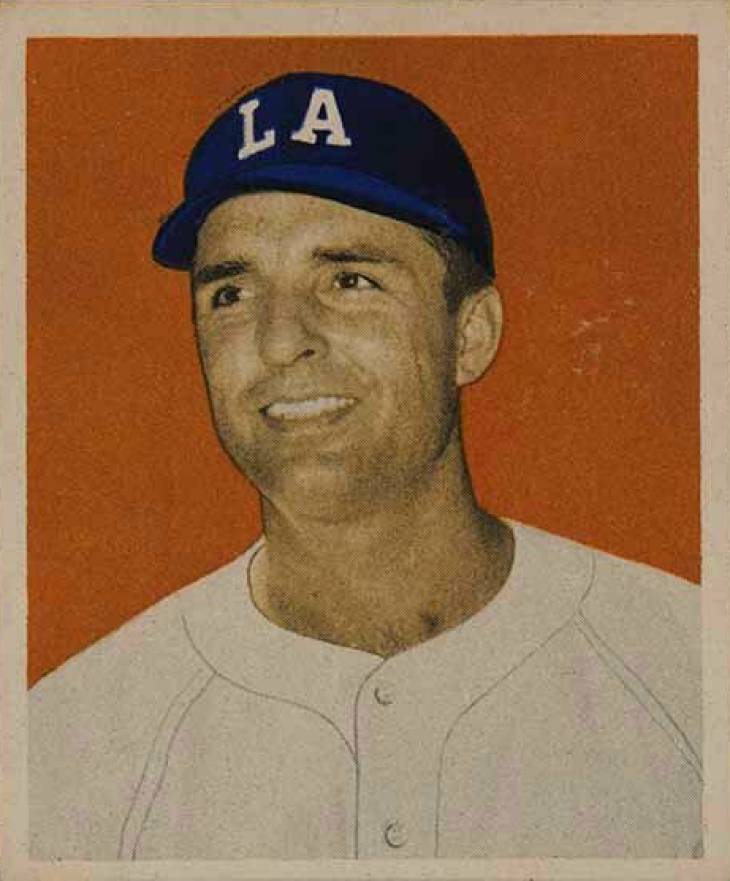 1949 Bowman Pacific Coast League Lee Anthony #1 Baseball Card