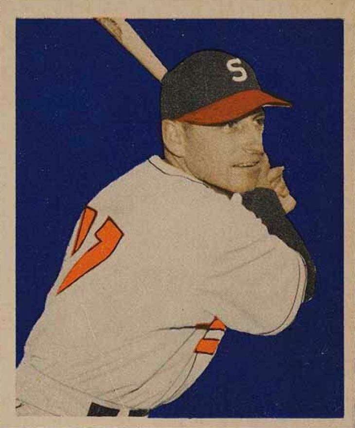 1949 Bowman Pacific Coast League Pete Coscarart #21 Baseball Card