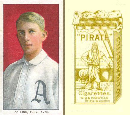 1912 Pirate Cigarettes Eddie Collins # Baseball Card