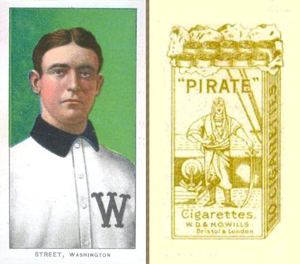 1912 Pirate Cigarettes Gabby Street # Baseball Card