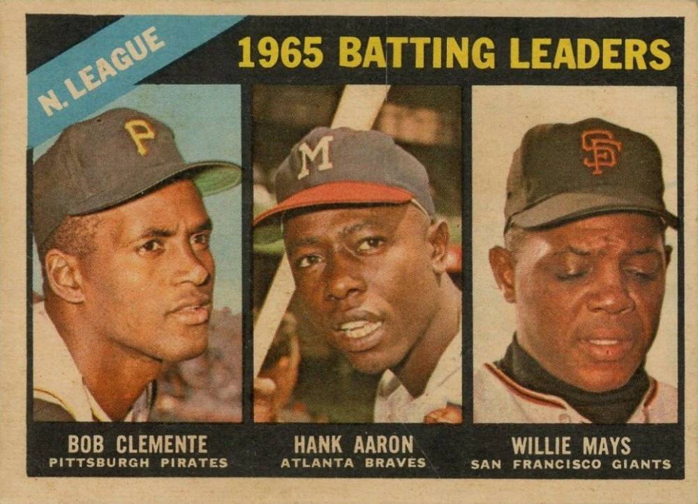 1966 Venezuela Topps NL Batting Leaders #215 Baseball Card