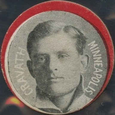 1912 Colgan's Chips Red Border Gavvy Cravath # Baseball Card