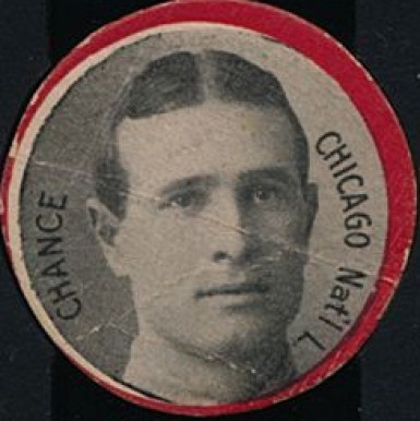 1912 Colgan's Chips Red Border Frank Chance # Baseball Card