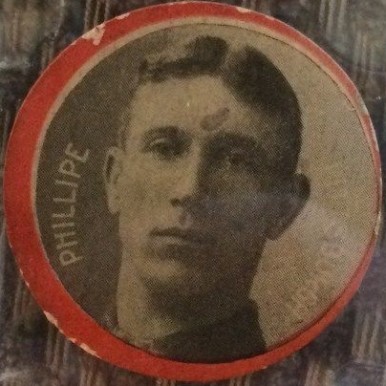 1912 Colgan's Chips Red Border Decon Phillippe # Baseball Card