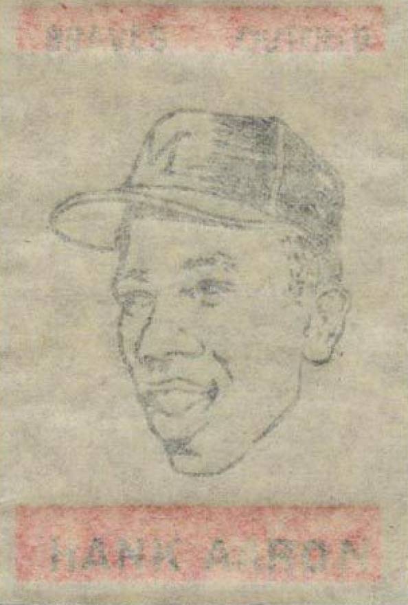 1965 Topps Transfers Hank Aaron # Baseball Card