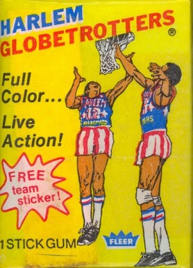 1971 Fleer Globetrotters 84 Wax Pack #WP Basketball Card