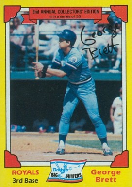 1982 Drake's George Brett #4 Baseball Card