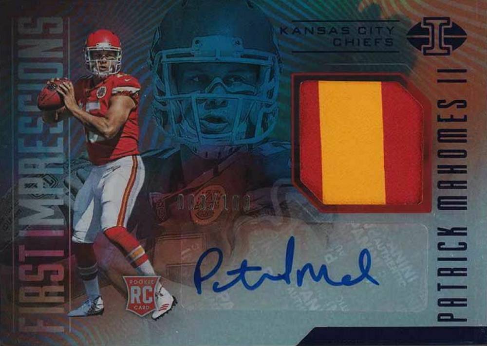 2017 Panini Illusions  Patrick Mahomes II #107 Football Card