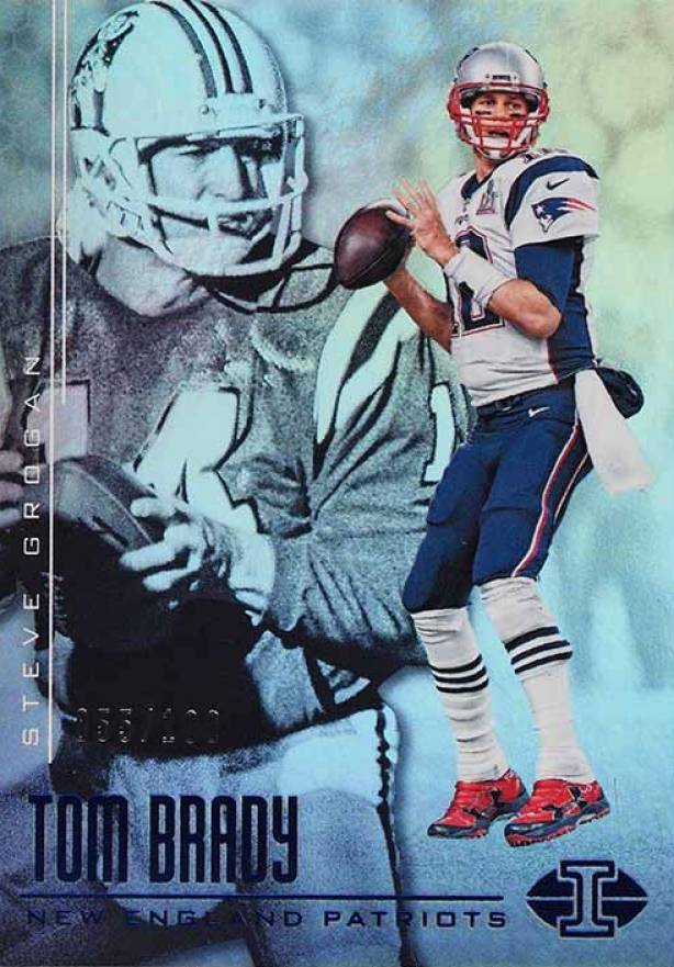 2017 Panini Illusions  Steve Grogan/Tom Brady #58 Football Card