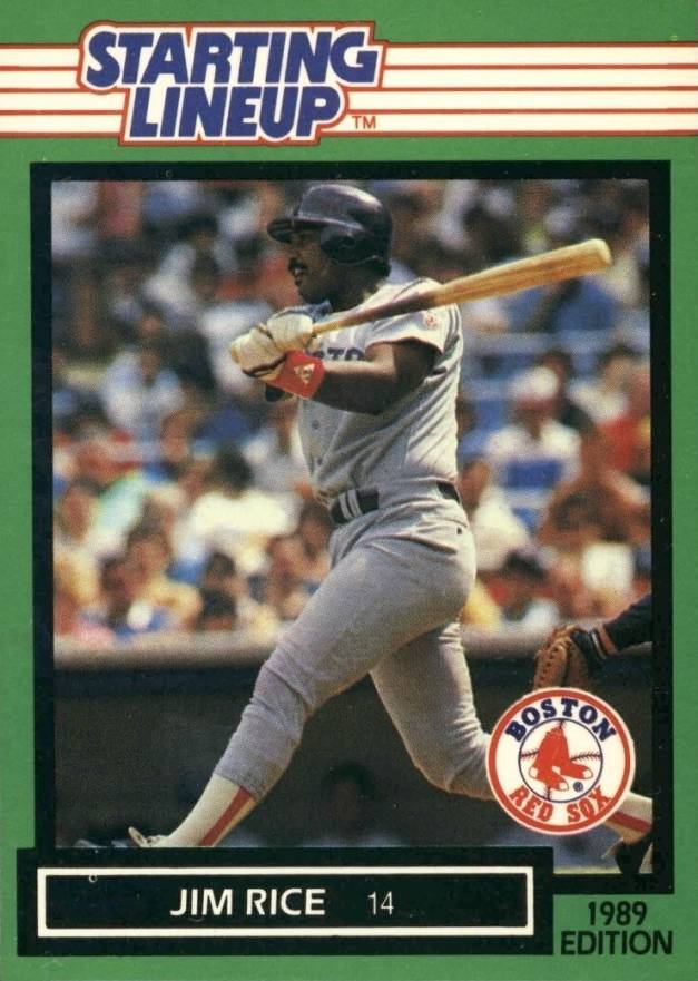 1989 Kenner Starting Lineup Jim Rice # Baseball Card