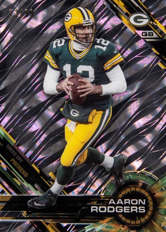 2015 Topps High Tek Aaron Rodgers #25 Football Card