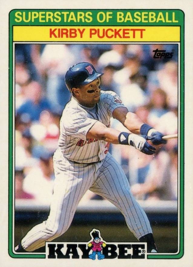 1988 Kaybee Superstars of Baseball Kirby Puckett #23 Baseball Card