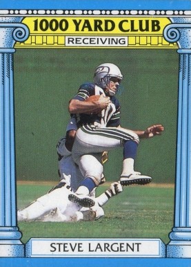 1987 Topps 1000 Yard Club Steve Largent #18 Football Card