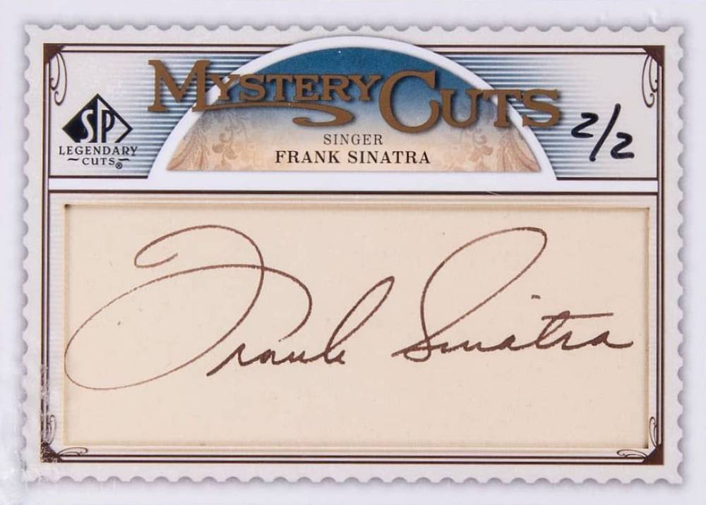 2009 SP Legendary Cuts Mystery Cuts Frank Sinatra #LC-MC Non-Sports Card